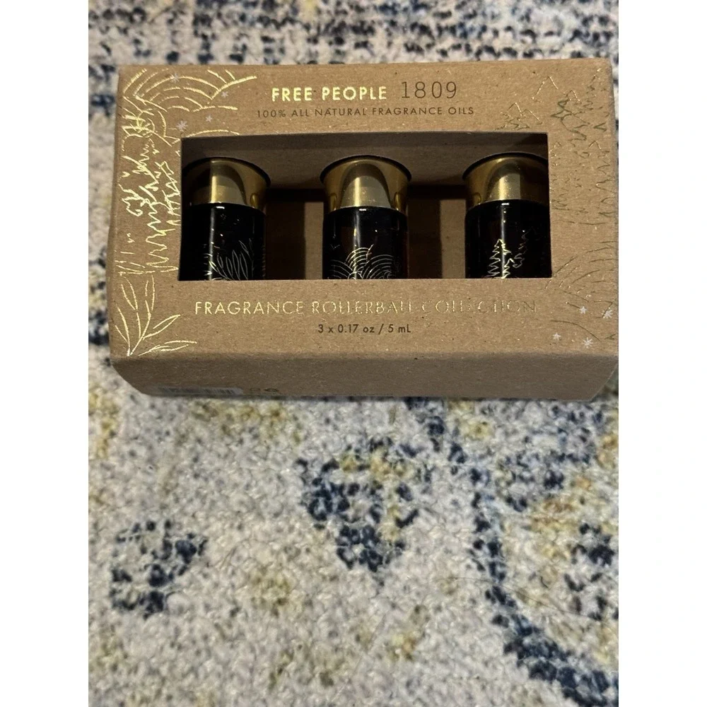 Free People Fragrance Rollerball Collection Lodge Surf Zen New In Box